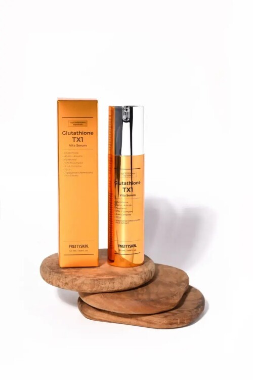 PS PRETTYSKIN Glutathione TX1 Vita Eye Cream & Glutathione TX1 Vita Serum