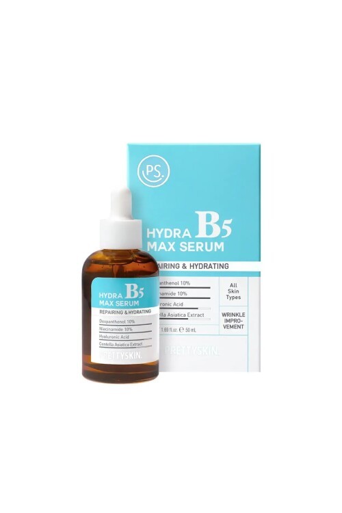 PS PRETTYSKIN Hydra B5 Max Serum 50 ml | Niacinamide %10 & Panthenol %10 Nemlendirici Leke Karşıtı Yüz Serumu