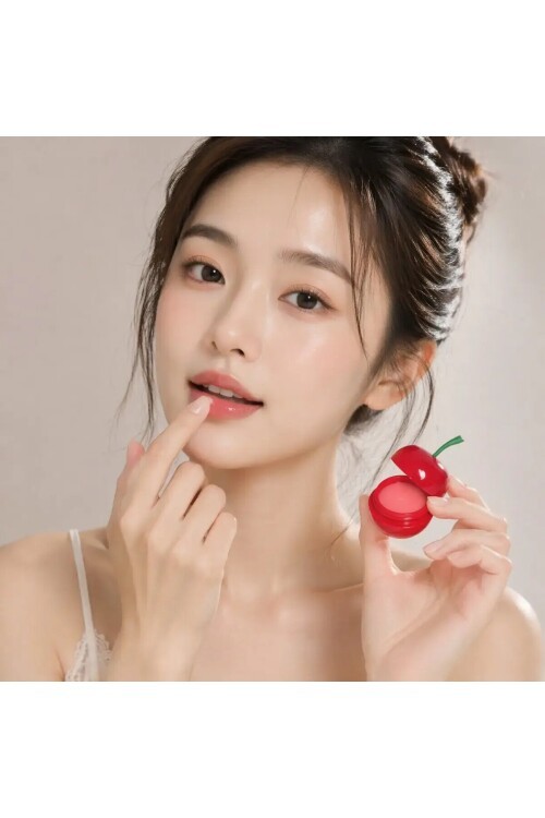 PS PRETTYSKIN Peach Lip Balm  & Cherry Lip Balm 9g